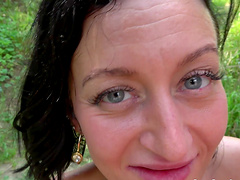 Gorgeous Mia Darklin enjoys while sucking a hard penis - HD