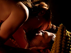 Redhead milf Eva Berger takes a big Jay Snakes cock