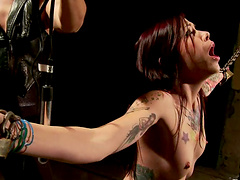 Tattooed Bitch Asks For Some Delightful Torture! Bloody Masochist!