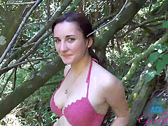 Homemade video of  a blonde girlfriend being fucked hard