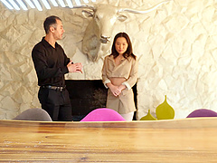 Asian miniskirted babe gets pounded doggystyle