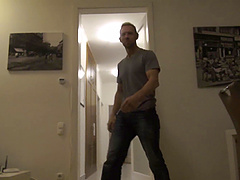 Homemade video of brunette Blue Angel getting fucked on the sofa