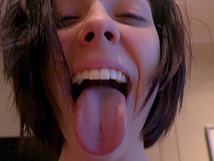 Harlow Harrison gets her big tits fondled in a wild gangbang