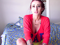 Amateur video of cute Tana Lea getting fucked hard on the bed