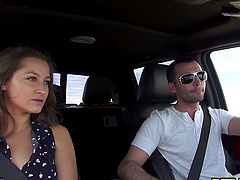 Dani Daniels moans while being nicely fingered by her BF