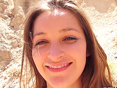 Dani Daniels moans while being nicely fingered by her BF