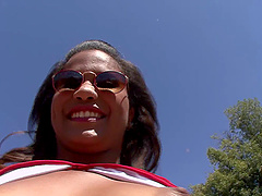 Homemade video of interracial dicking with naughty Loni Legend