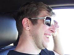 Group dicking in the back of a car with Alice March & Marilyn Moore