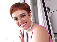 Dirty girls Francesca Le and Sidra Sage have anal MMF threesome