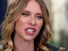 Stunning Anya Olsen having fun while sucking her lover's dick