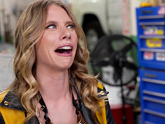 Stunning Anya Olsen having fun while sucking her lover's dick