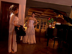 Sexy Vanessa Lane moans during smooth dicking with her lover