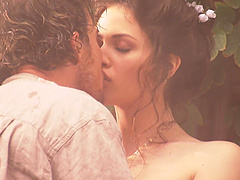 Faith Leon moans during erotic outdoor dicking with her man