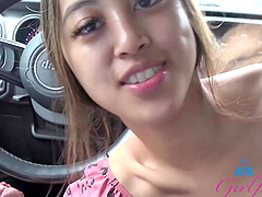 Alexia Anders having fun while teasing her dirty boyfriend