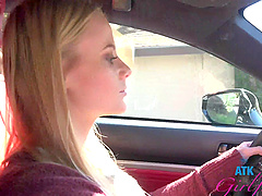 Blonde beauty Paris White gets pampered in a sensual pov session