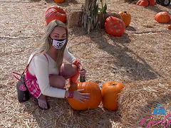 Shaved pussy cutie Lily Adams loves teasing and gets fucked hard