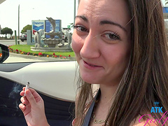 Lily Adams moans while getting pleasured by her dirty lover