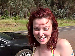 Emma Evins enjoys while being fingered by her dirty boyfriend