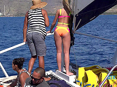 Carmen Caliente enjoys while getting fucked by her boyfriend