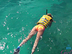 Carmen Caliente enjoys while getting fucked by her boyfriend