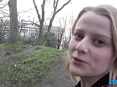 Paris White with natural tits moans during smooth dicking in POV