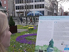 Paris White with natural tits moans during smooth dicking in POV