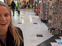 Paris White with natural tits moans during smooth dicking in POV