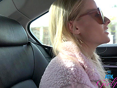 Paris White enjoys while her juicy pussy is being fingered