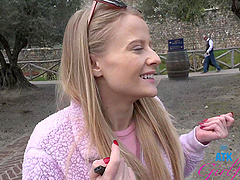 Paris White enjoys while her juicy pussy is being fingered