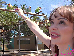 Aliya Brynn enjoys while getting fingered by her lover - POV