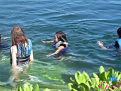 Aliya Brynn enjoys while getting fingered by her lover - POV