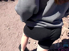 Passionate fucking in POV with small boobs girlfriend Winter Jade