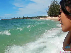 Sophia Leone enjoys during rough dicking in doggy style - POV