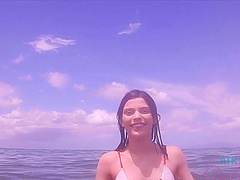 Sadie Blake moans while getting fingered by her boyfriend