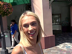 Passionate fucking in the morning with skinny blonde Sky Pierce