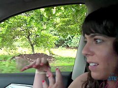 Petite brunette Vera King reveals her kinky side in pov