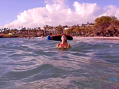 Sophia Leone sucking her boyfriend's dick in a homemade POV video