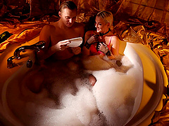 Lovita shows off her nice ass in sexy stockings