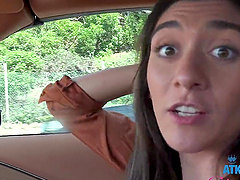 Aubry Babcock moans while getting fingered - Homemade POV