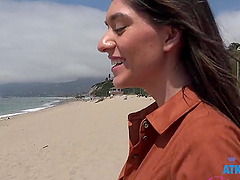 Aubry Babcock moans while getting fingered - Homemade POV