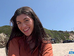 Aubry Babcock moans while getting fingered - Homemade POV