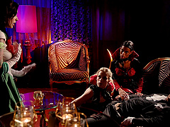 Samantha Cruuz and Anna De Ville in a wild threesome