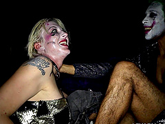 Hardcore interracial fucking with dirty blonde slut Leya Falcon