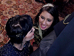 Jasmine Jae takes a double dose of cock in a steamy threesome