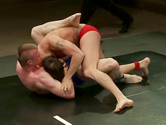Gay Lovers Fight Each Other On A Professional Wrestling Match!