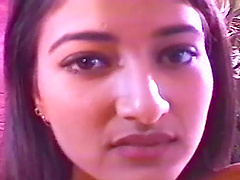 Retro video of a seductive chick getting fucked in the bedroom