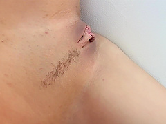 Brunette hottie takes a big cock in her pussy in pov