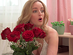 Sexy Zuzu Sweet enjoys while being fucked during FFM threesome