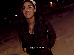 Capri Lmonde sucking a dick before being penetrated in POV