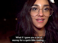 Capri Lmonde sucking a dick before being penetrated in POV